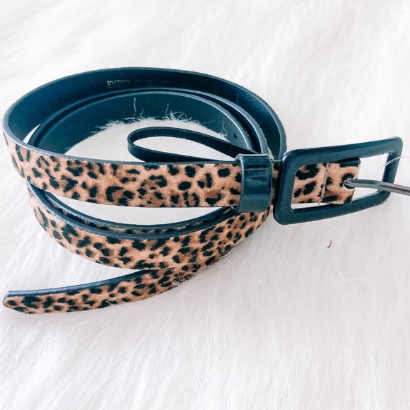 Twilight Gypsy Collective Accessories - Leopard Animal Print Slim Belt